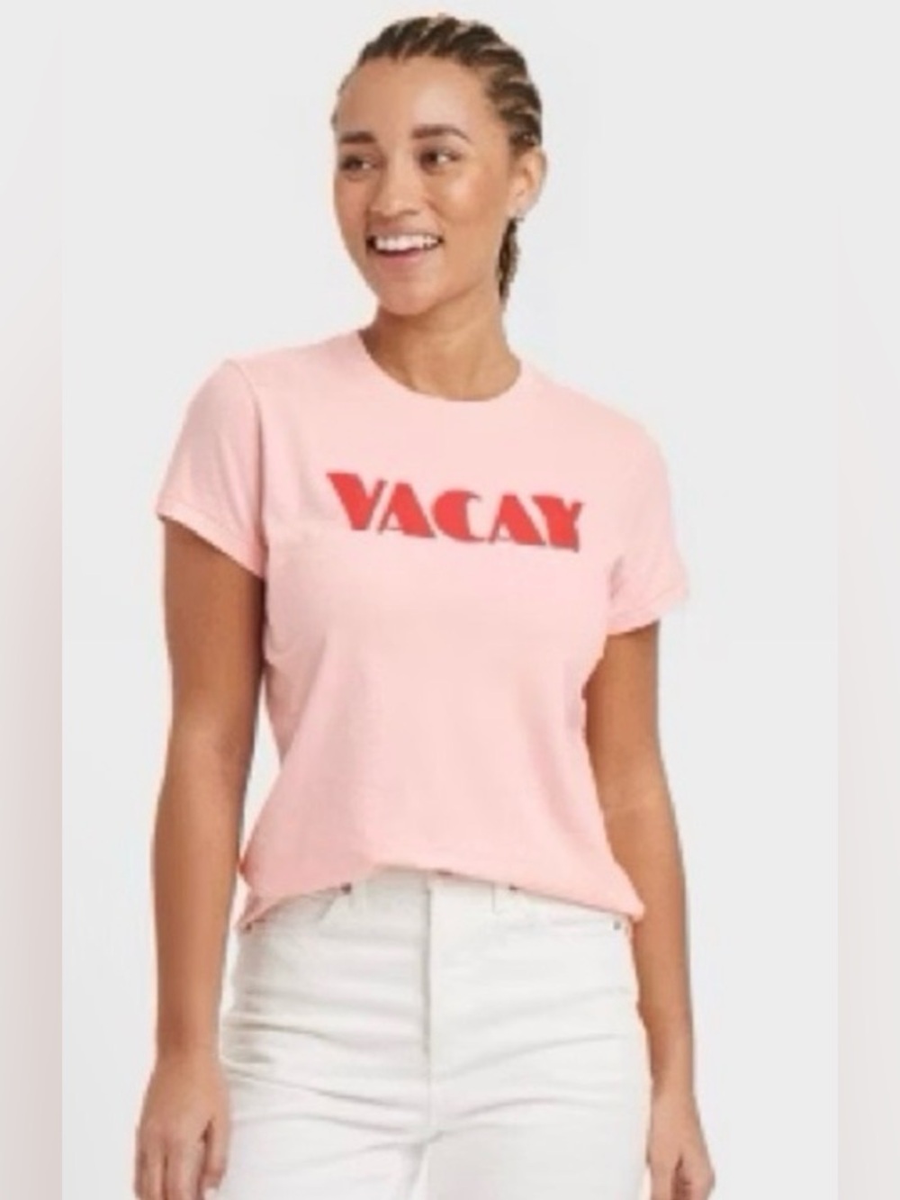Universal Thread Pink 'VACAY' Graphic Tee - Women's Casual Top